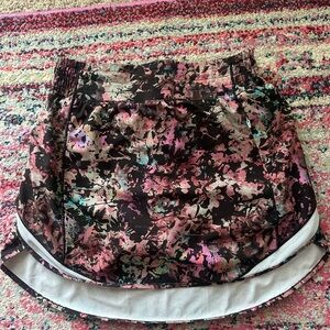 lululemon athletica Floral tennis skirt